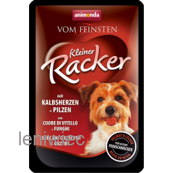 Animonda vom Feinsten Kleiner Racker - saszetka dla dorosłego psa z sercami cielęcymi i grzybami